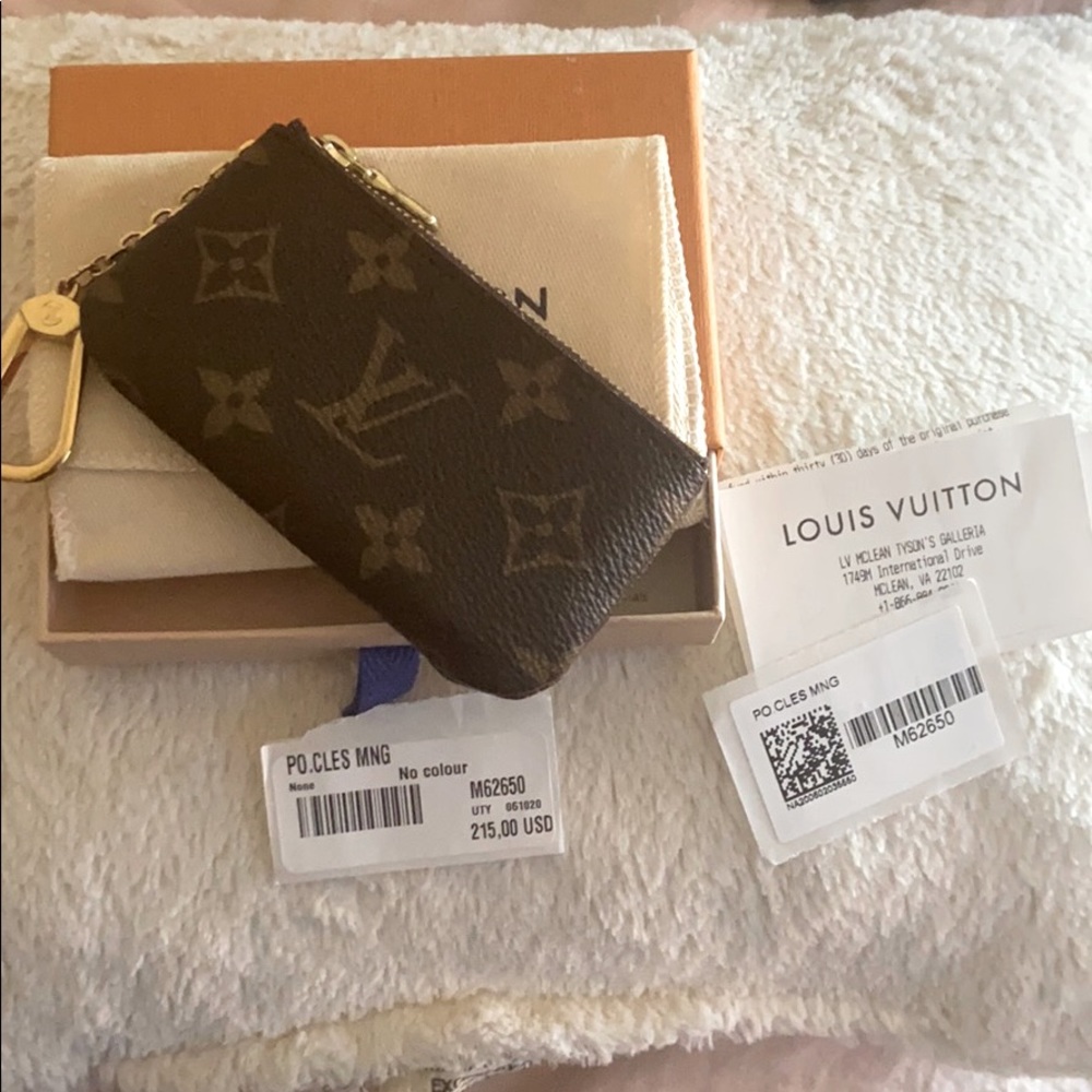 Authentic Louis Vuitton Key Pouch in Monogram